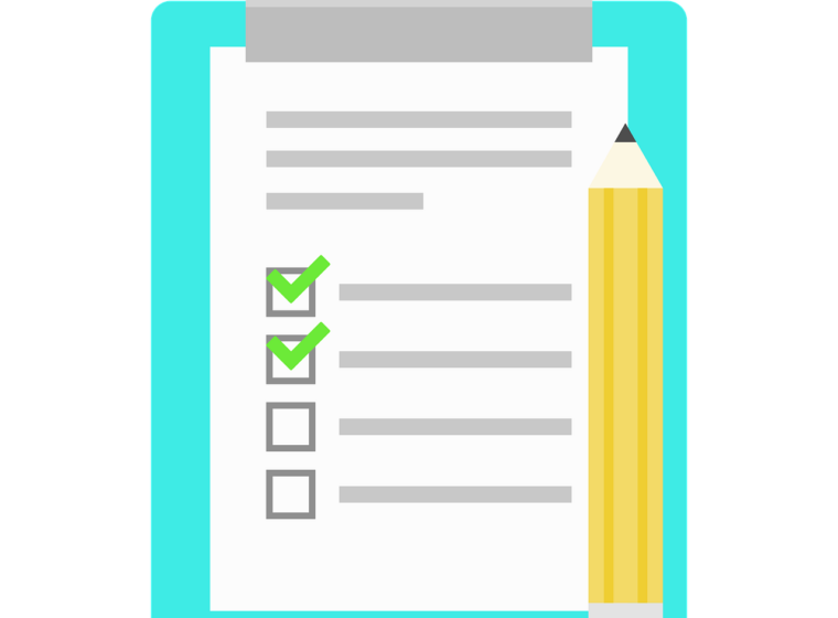 Free list notes icon illustration